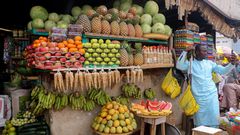A view from Wuse Bazaar (Fruit Market) in Abuja, Nigeria on February 18, 2024. [Getty Images]