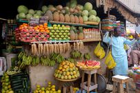 A view from Wuse Bazaar (Fruit Market) in Abuja, Nigeria on February 18, 2024. [Getty Images]