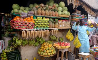 A view from Wuse Bazaar (Fruit Market) in Abuja, Nigeria on February 18, 2024. [Getty Images]