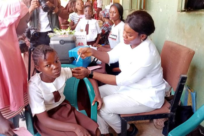 HPV Vaccine administered in secondary schools [Punch Newspapers]