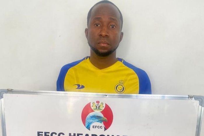 The suspect said he was just chasing clout [EFCC]