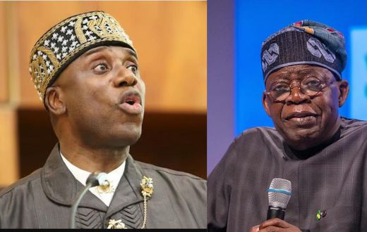 Rotimi Amaechi and Bola Tinubu. [Getty Images/X]