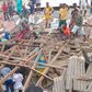 1 dead, 5 rescued as mosque collapses on worshippers in Mushin, Lagos [Photo Credit: Lekan Ale]
