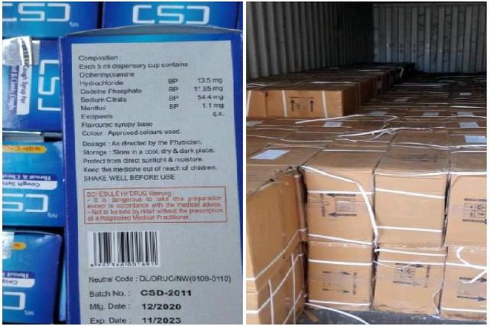 Cartons of syrups containing codeine [Swift Reporters]