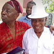 Veteran Yoruba actor, Baba Wande and renowned filmmaker, Tunde Kelani [NAN]