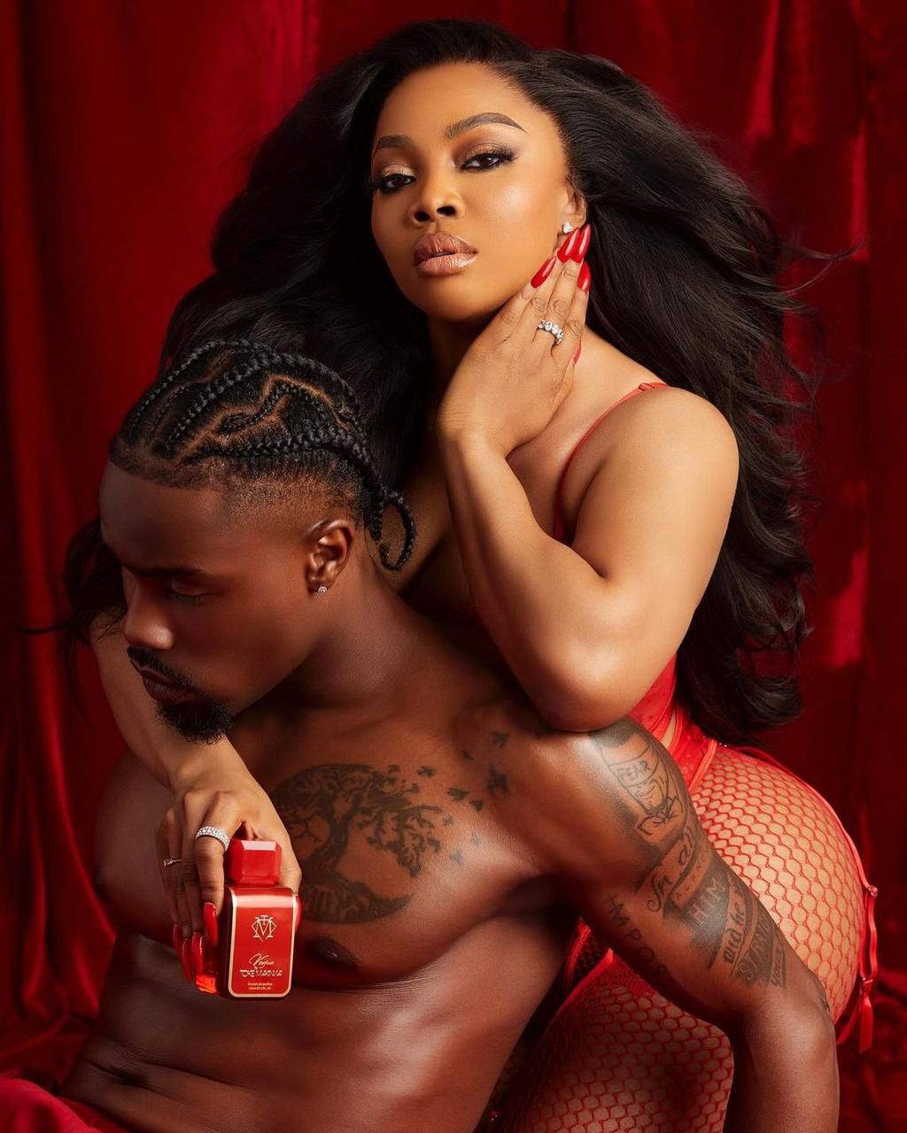 Promotional picture to Toke Makinwa's Perfume