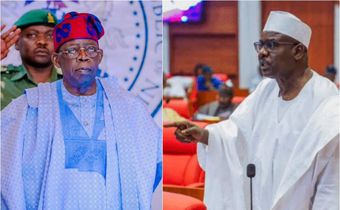 President Bola Tinubu and Senator Ali Ndume.