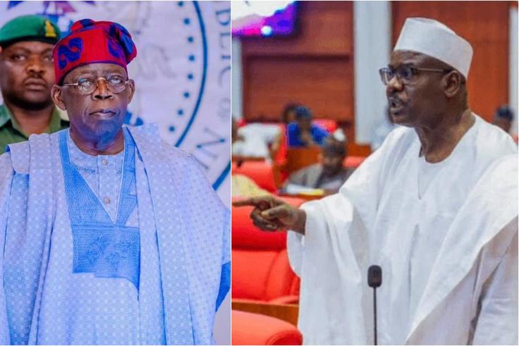 President Bola Tinubu and Senator Ali Ndume.