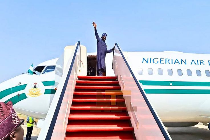 Tinubu arrives Lagos for Christmas break [Presidency]