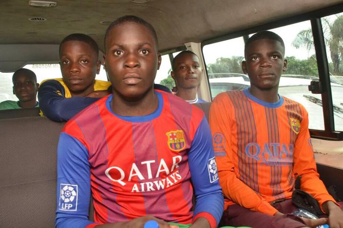 The released Igbonla Model College students.