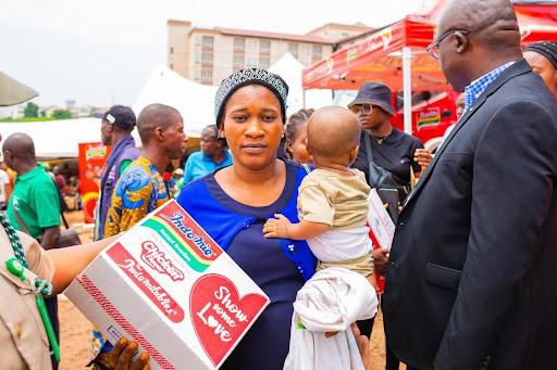 Dufil Prima Foods brings relief to indigent families in Abeokuta