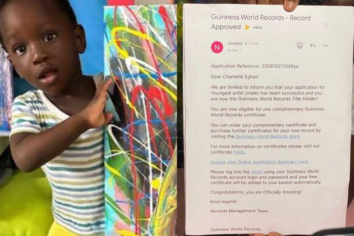 Ghana's 1-year-old Ace Liam is Guinness World Records' Youngest Male Artist