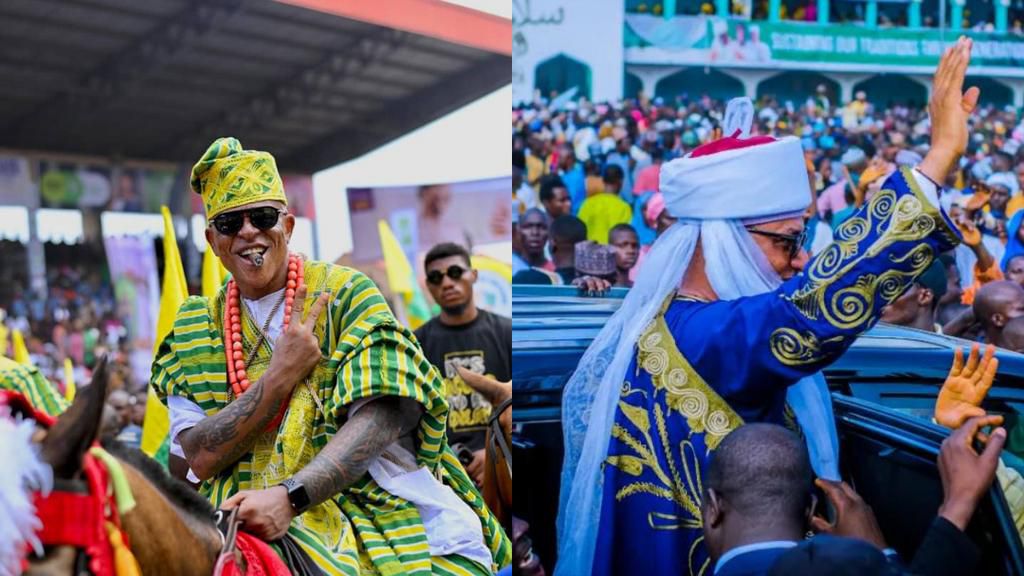 Farooq Oreagba and Senator Saliu Mustapha  [X, formerly Twitter]