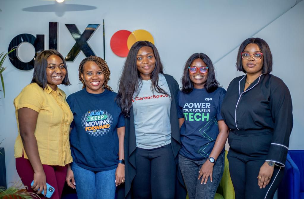 L-R: HR Business Partner, BuyLetLive, Opeyemi Olurombi; Hub Operations Manager, ALX Nigeria, Helen Eboagwu; Goodness Ada Armstrong, Founder Startup HR; Hub Operations Coordinator, ALX Nigeria, Georgina   Nwauko, and Head, People and Culture, Bankly, Ch...