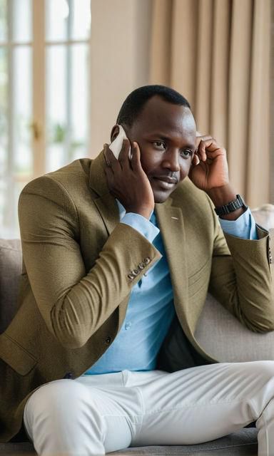 A man cleaning her ears