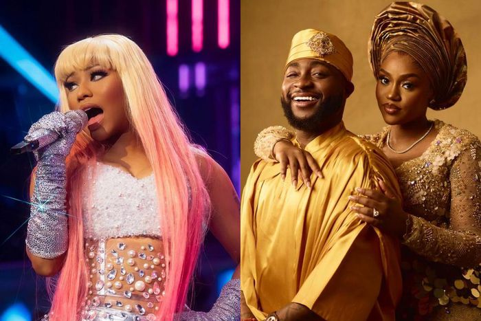 Nicki Minaj congratulates the newly weds