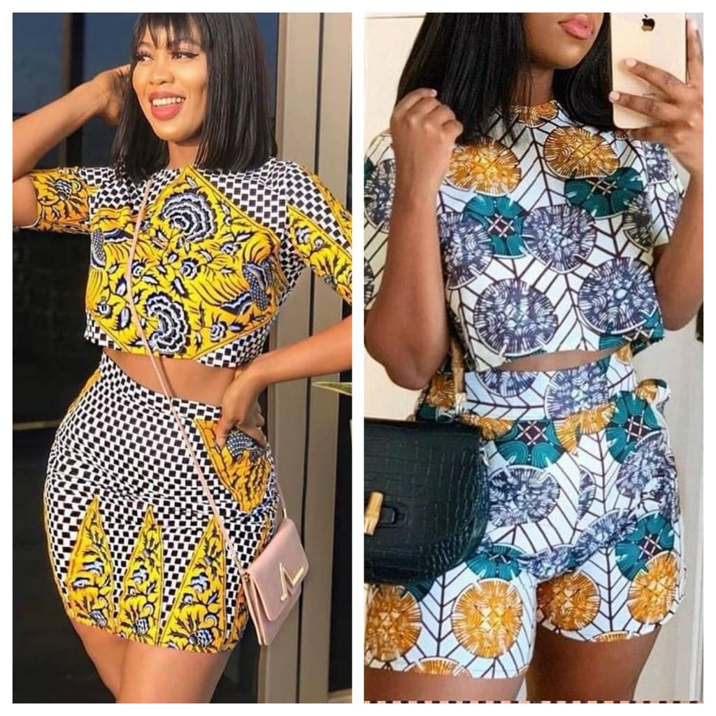 Latest ankara styles for women - two-piece [Facebook]