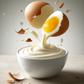 Boiled egg to mayonnaise