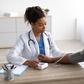 Female doctor with her patient [AmericanHeart]