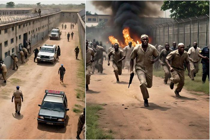 Prison Break in Niger State [Meta AI Image]