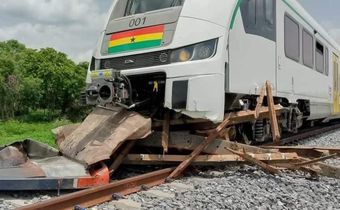 Inside story of how Ghana’s new train got involved in accident on a test run