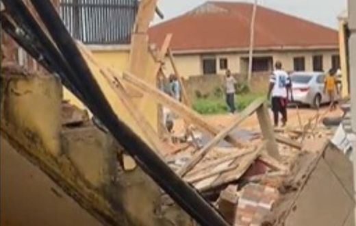 Yoruba Nation agitators’ building demolished.
