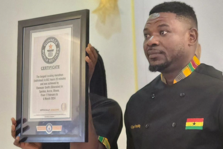 Ghana's Chef Smith confirmed by GWR as world's cook-a-thon record-holder