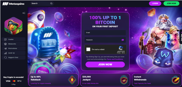 Metaspins - Ideal Casino for Fast Withdrawals