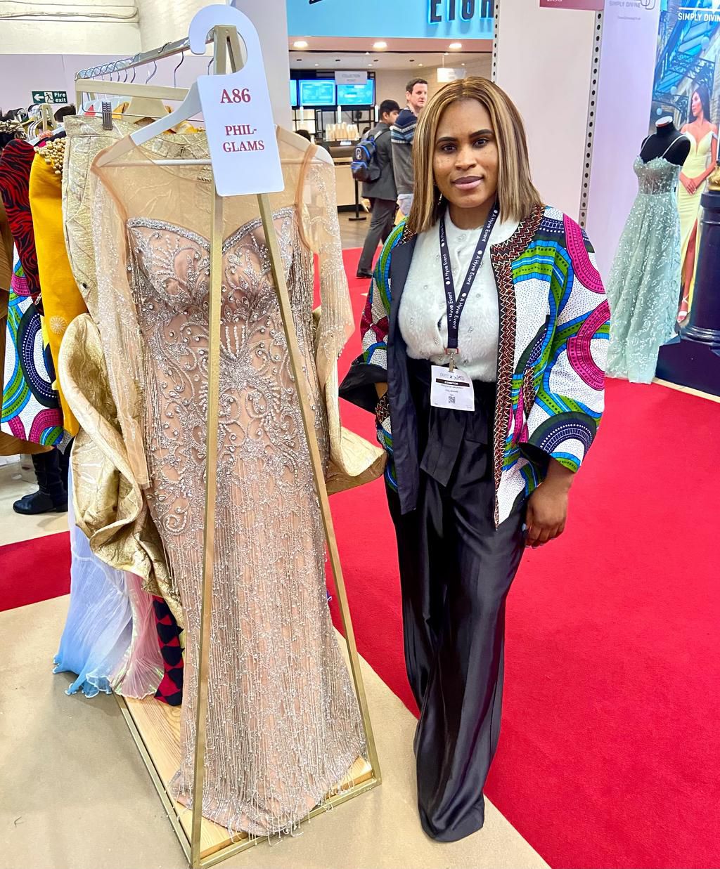 Phil-Glams Couture makes a impression at Prestigious Pure London Fashion Festival London, UK
