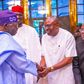 President Bola Tinubu exchange greetings with Governor Siminalayi Fubara of Rivers State.