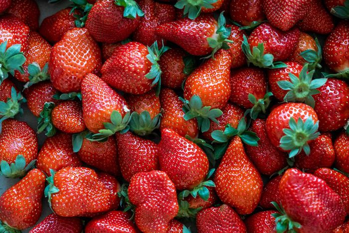 Strawberries get their bright red hue from a chemical compound called fisetin. This polyphenol can have some great anti-inflammatory properties too.Ivan/Getty Images