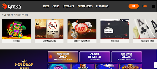 Ignition: Best Online Casinos in the USA; #1 Top Pick