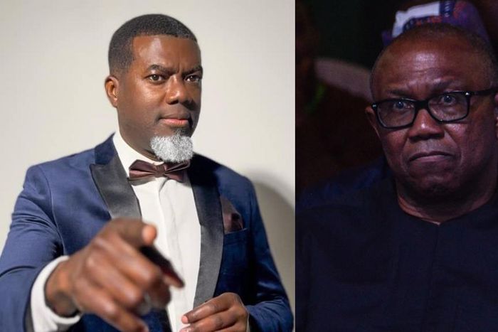 Reno Omokri and Peter Obi. [Facebook and Getty Images]