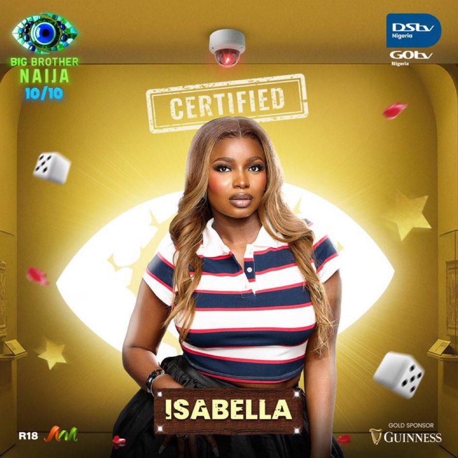 BBNaija10 housemate, Isabella