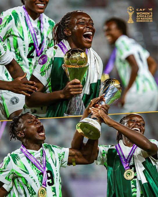 WAFCON: My regards to Rasheedat - Tinubu praises Falcons in phone call with players
