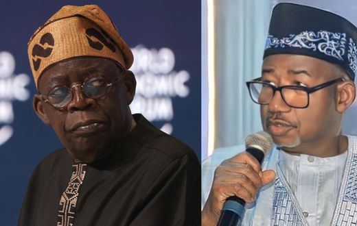 L-R: President Bola Tinubu and Bauchi State Governor Bala Mohammed. [Facebook/Getty Images]