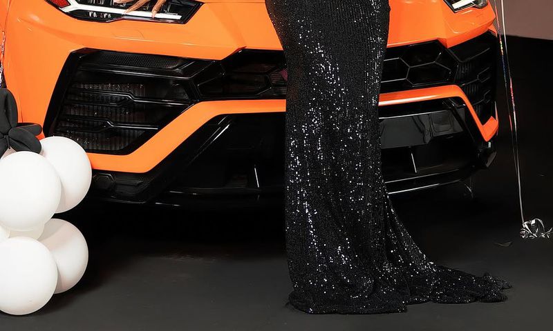 Mercy eke and her Lambo