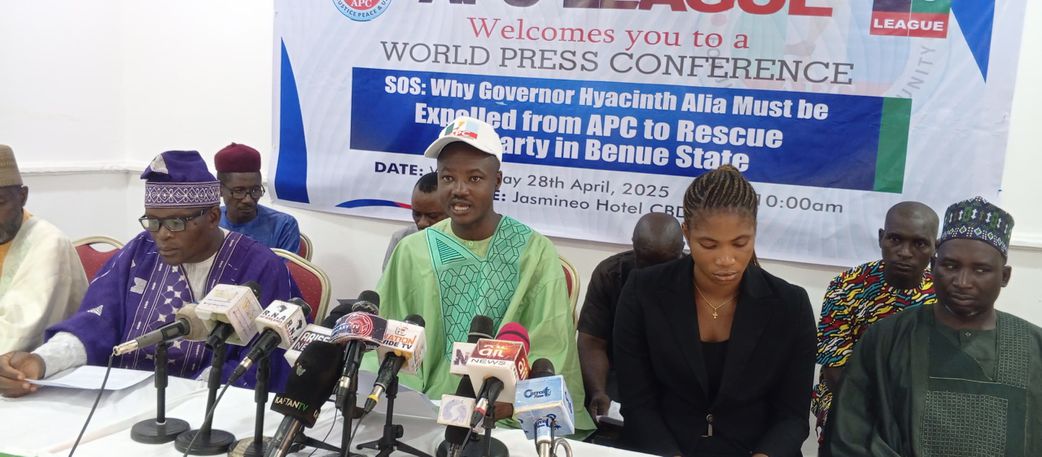 2027: Tension in Benue as APC faction demands Gov Alia’s expulsion