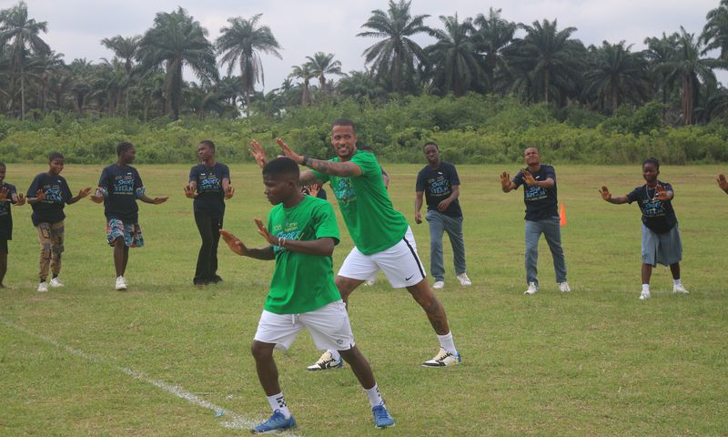 Topfaith University hosts Troost Ekong's Camp NexGen