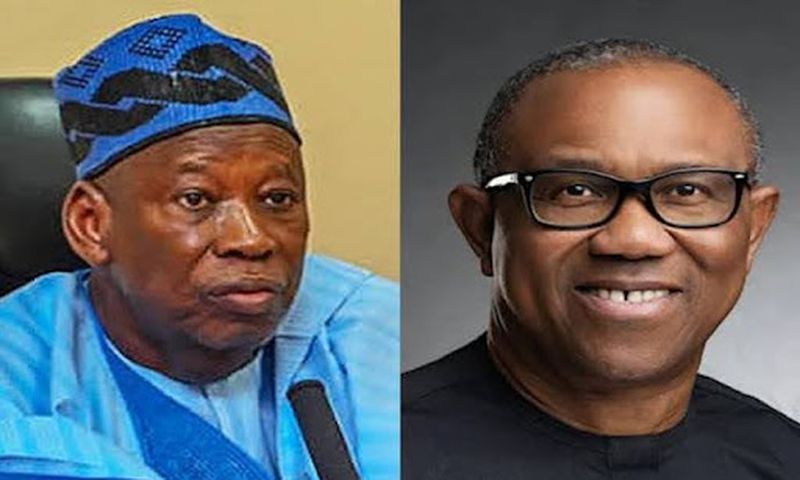 This is exemplary - Peter Obi commends Ganduje for resigning as APC chairman
