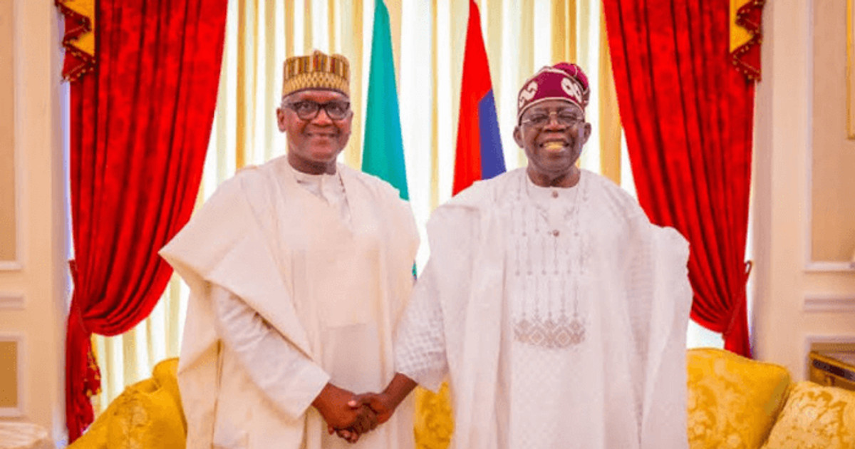 Dangote supports Tinubu