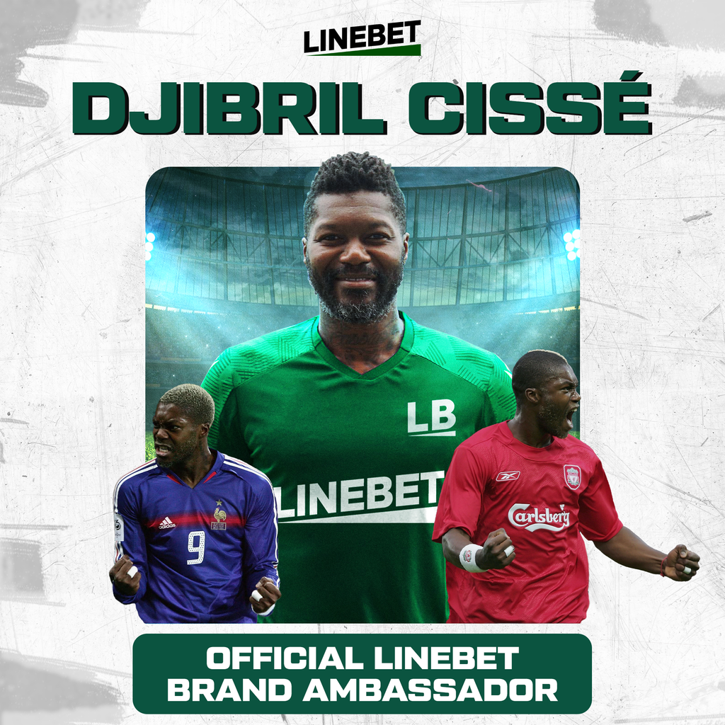 Linebet and Djibril Cissé
