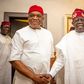 President Bola Tinubu and Senator Orji Uzor Kalu