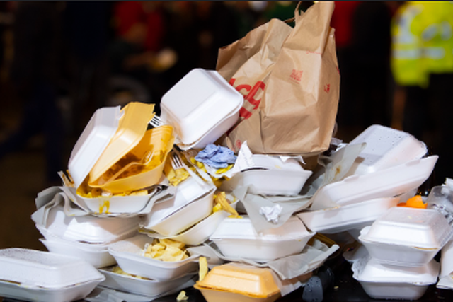 Styrofoam containers