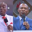 L-R:  Bishops David Abioye, Bishop David Oyedepo, and Thomas Aremu. [Facebook]