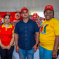 L-R : Group Corporate Communications and Events Manager, Dufil Prima Foods, Temitope Ashiwaju; National Coordinator, Indomie Fans Club, Karishma Rustagi; Chief Executive Officer, Sales and Marketing, Dufil Prima Foods,Gaurav Dwivedi; Manager and Coordi...