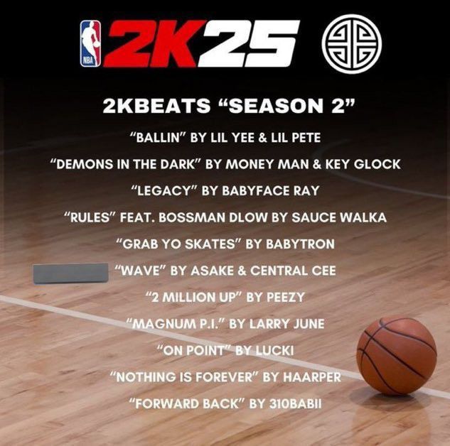 Asake's song makes NBA 2K25 soundtrack album