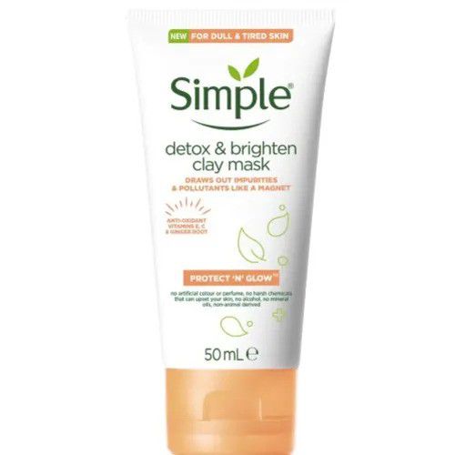 Simple Protect ‘n’ Glow Detox & Brighten Clay Mask