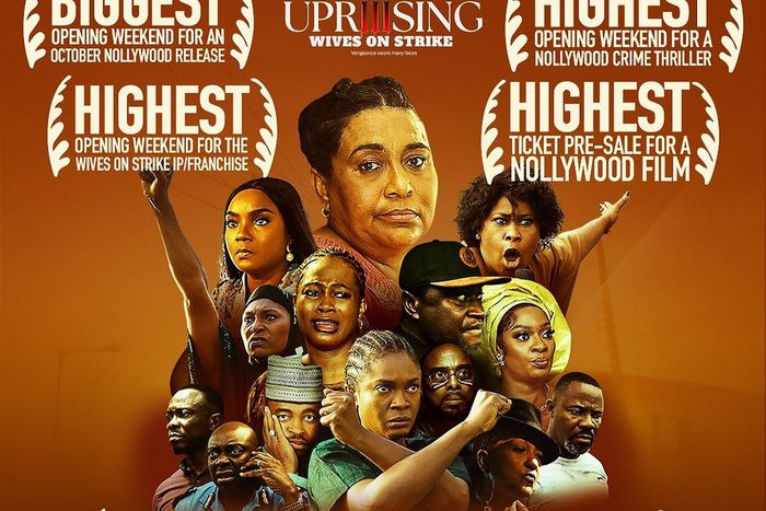Omoni Oboli’s ‘The Uprising: Wives on Strike 3’ tops West African Box Office [Instagram/@omonioboli]