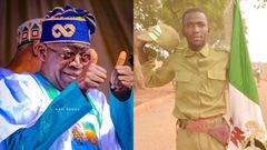 Man who donated NYSC allowance to Tinubu's campaign praises increase to ₦77k